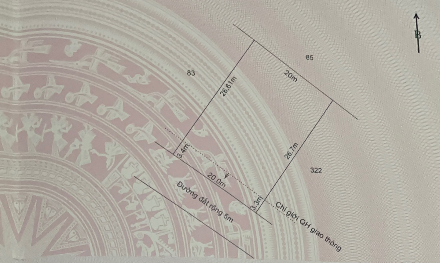 600m2 đất full thổ cư, hướng Đông chếch Nam, Đawkbla, có thể tách 4 lô 5m